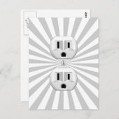 Steckverbinder-Steckverbinder-Steckverbinder-Steck Postkarte (Vorne/Hinten)