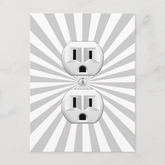 Steckverbinder-Steckverbinder-Steckverbinder-Steck Postkarte (Vorderseite)