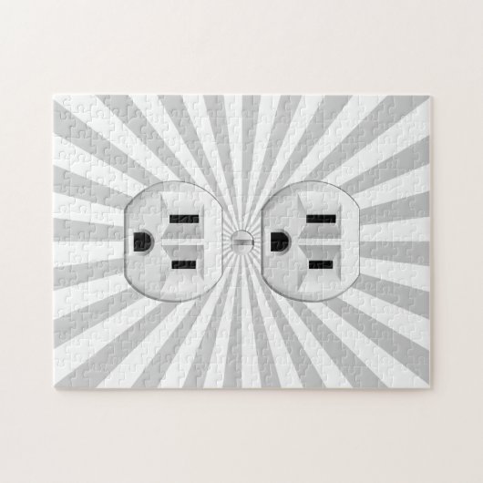 Steckverbinder-Steckverbinder-Steckverbinder-Steck Puzzle (Horizontal)