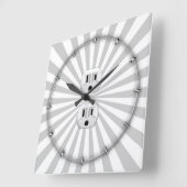 Steckverbinder-Steckverbinder-Steckverbinder-Steck Quadratische Wanduhr (Winkel)