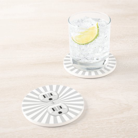 Steckverbinder-Steckverbinder-Steckverbinder-Steck Sandstein Untersetzer (Seite)