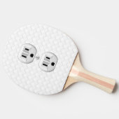 Steckverbinder-Steckverbinder-Steckverbinder-Steck Tischtennis Schläger (Seitenansicht)