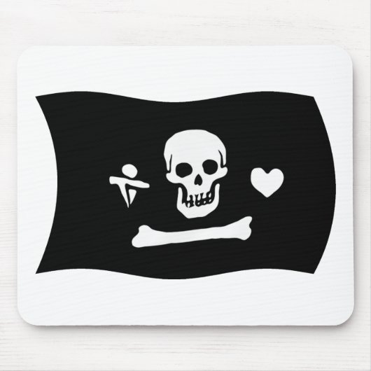 Stede Bonnet Flag Mousepad (Vorne)