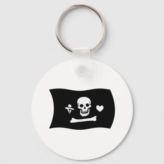 Stede Bonnet Flag Schlüsselanhänger (Vorderseite)