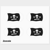 Stede Bonnet Flag Sticker (Blatt)