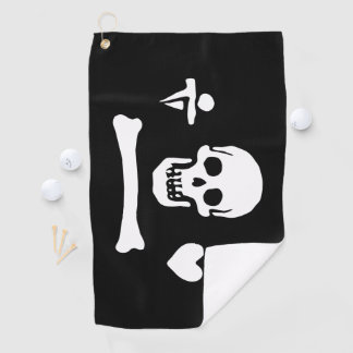 Stede Bonnet Pirate Flag Piratenflagge Golfhandtuch