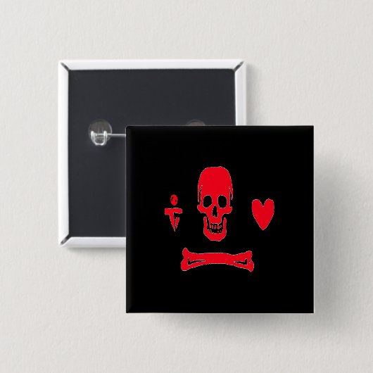 Stede Mütze-Rot Button (Vorne & Hinten)