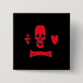 Stede Mütze-Rot Button (Vorderseite)