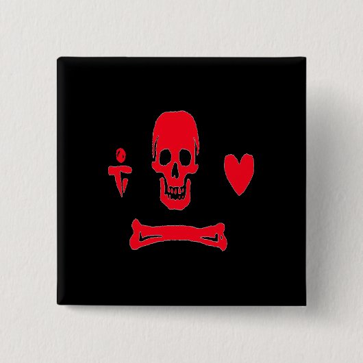 Stede Mütze-Rot Button (Vorderseite)