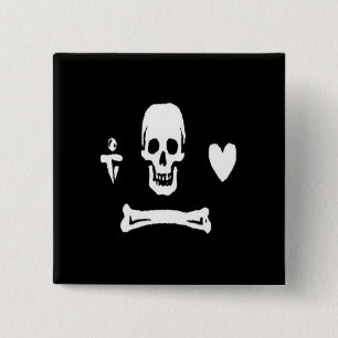 Stede Mütze-Weiß Button