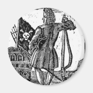 Stede Mützen-Piraten-Porträt Magnet