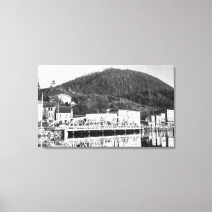 Stedman Street Bridge and Deer Mountain, Leinwanddruck