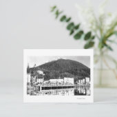 Stedman Street Bridge and Deer Mountain, Postkarte (Stehend Vorderseite)