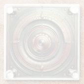 steel and copper metal object glasuntersetzer (Rückseite)