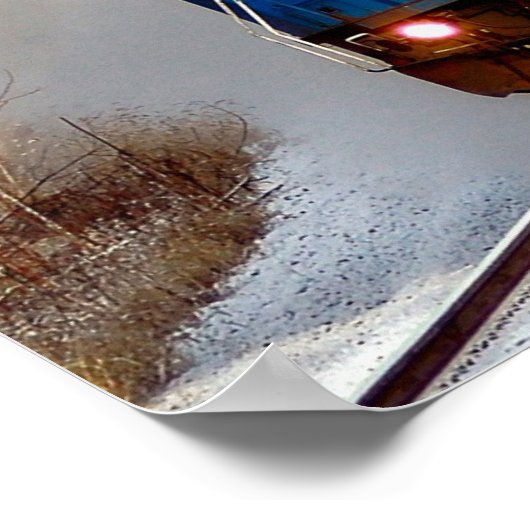 Steel Avalanche Poster (Ecke)