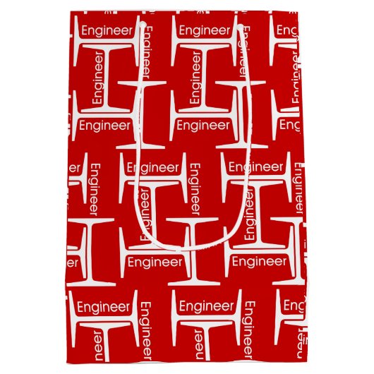 Steel Beam Engineer Mittlere Geschenktüte (Rückseite)