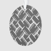 Steel Beam Engineer Ornament (Vorderseite)