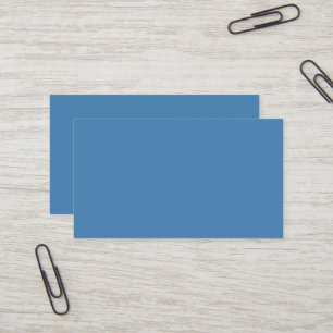 Steel Blue Business Card Visitenkarte