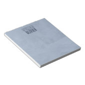 Steel Blue Faint Paint Brush Textur Name hinzufüge Notizblock (angewinkelt)