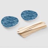 Steel Blue Monocolor Camouflage Fächer (Non-assembled)