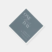Steel Blue One-Day Probe Dinner Serviette (Ecke)