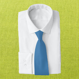Steel Blue Solid Color Krawatte