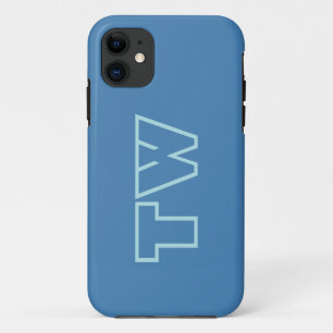 Steel Blue Solid Color Minimalistisch Eleganter Na Case-Mate iPhone Hülle