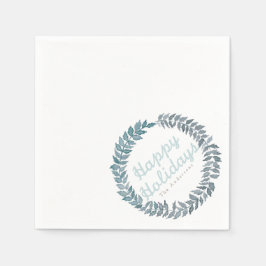 Steel Blue Vine | Aquarelltag Serviette