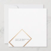 Steel Blue Vine | Wasserfarbenfrohe Taufe Einladung (Rückseite)