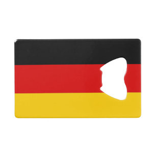 Steel Bottle Opener mit der Flagge Deutschlands Geldbeutel Flaschenöffner