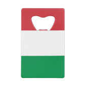 Steel Bottle Opener mit der Flagge Italiens Geldbeutel Flaschenöffner (Vorderseite)