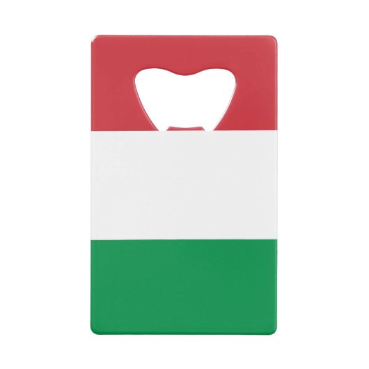 Steel Bottle Opener mit der Flagge Italiens Geldbeutel Flaschenöffner (Vorderseite)