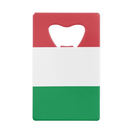 Steel Bottle Opener mit der Flagge Italiens Geldbeutel Flaschenöffner (Rückseite)
