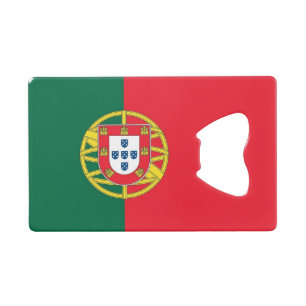 Steel Bottle Opener mit der Flagge Portugals Geldbeutel Flaschenöffner