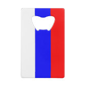 Steel Bottle Opener mit der Flagge Russlands Geldbeutel Flaschenöffner (Rückseite)