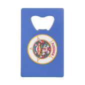 Steel Bottle Opener mit der Flagge von Minnesota U Geldbeutel Flaschenöffner (Rückseite)
