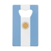Steel Bottle Opener mit Flagge Argentiniens Geldbeutel Flaschenöffner (Rückseite)