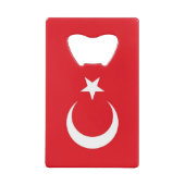 Steel Bottle Opener mit Flagge der Türkei Geldbeutel Flaschenöffner (Rückseite)