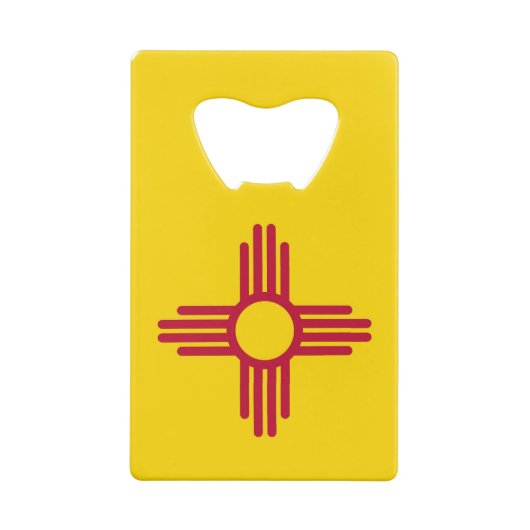 Steel Bottle Opener mit Flagge New Mexico, USA Geldbeutel Flaschenöffner (Rückseite)