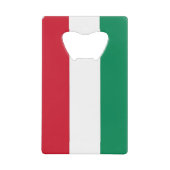 Steel Bottle Opener mit Flagge Ungarns Geldbeutel Flaschenöffner (Vorderseite)