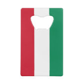 Steel Bottle Opener mit Flagge Ungarns Geldbeutel Flaschenöffner (Rückseite)