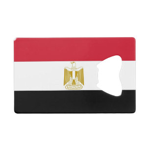 Steel Bottle Opener mit Flagge von Ägypten Geldbeutel Flaschenöffner