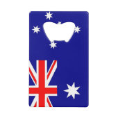 Steel Bottle Opener mit Flagge von Australien Geldbeutel Flaschenöffner (Vorderseite)