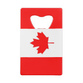 Steel Bottle Opener mit Flagge von Kanada Geldbeutel Flaschenöffner (Rückseite)