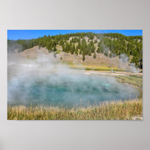 Steel Bridge Pool, Yellowstone National Park Poster
