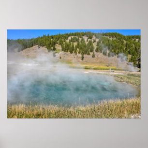 Steel Bridge Pool, Yellowstone-Nationalpark Poster