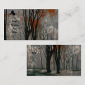 Steel Crow Art Grunge Visitenkarte (Vorne/Hinten)