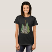 Steel Dobro Forest – Rustic Music Lover Art T-Shirt (Vorne ganz)