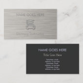 "Steel" Driving Instructor Business Cards Visitenkarte (Vorne/Hinten)