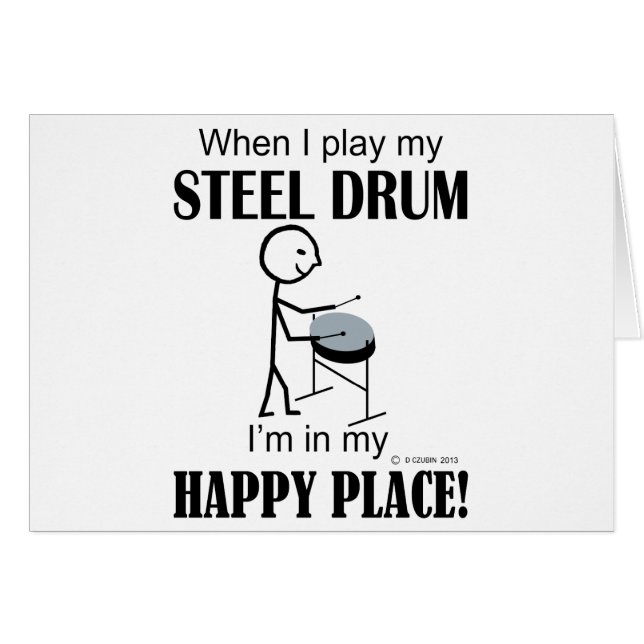 Steel Drum Happy Place (Vorderseite (Horizontal))